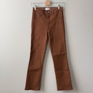 Pistola Lennon Chestnut High Rise Bootcut Coated Jeans